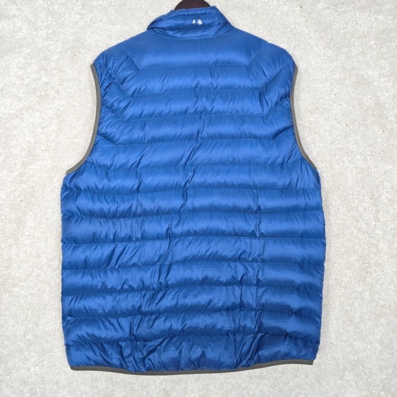 Eddie Bauer Vest Mens XL Tall Blue First Ascent Down Puffer Hiking Outdoors READ - Picture 11 of 15